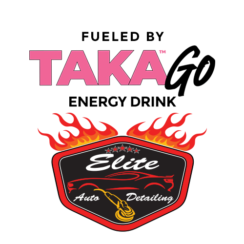 Fueled by Taka&trade;Go Energy Drink and Elite Auto Detailing
